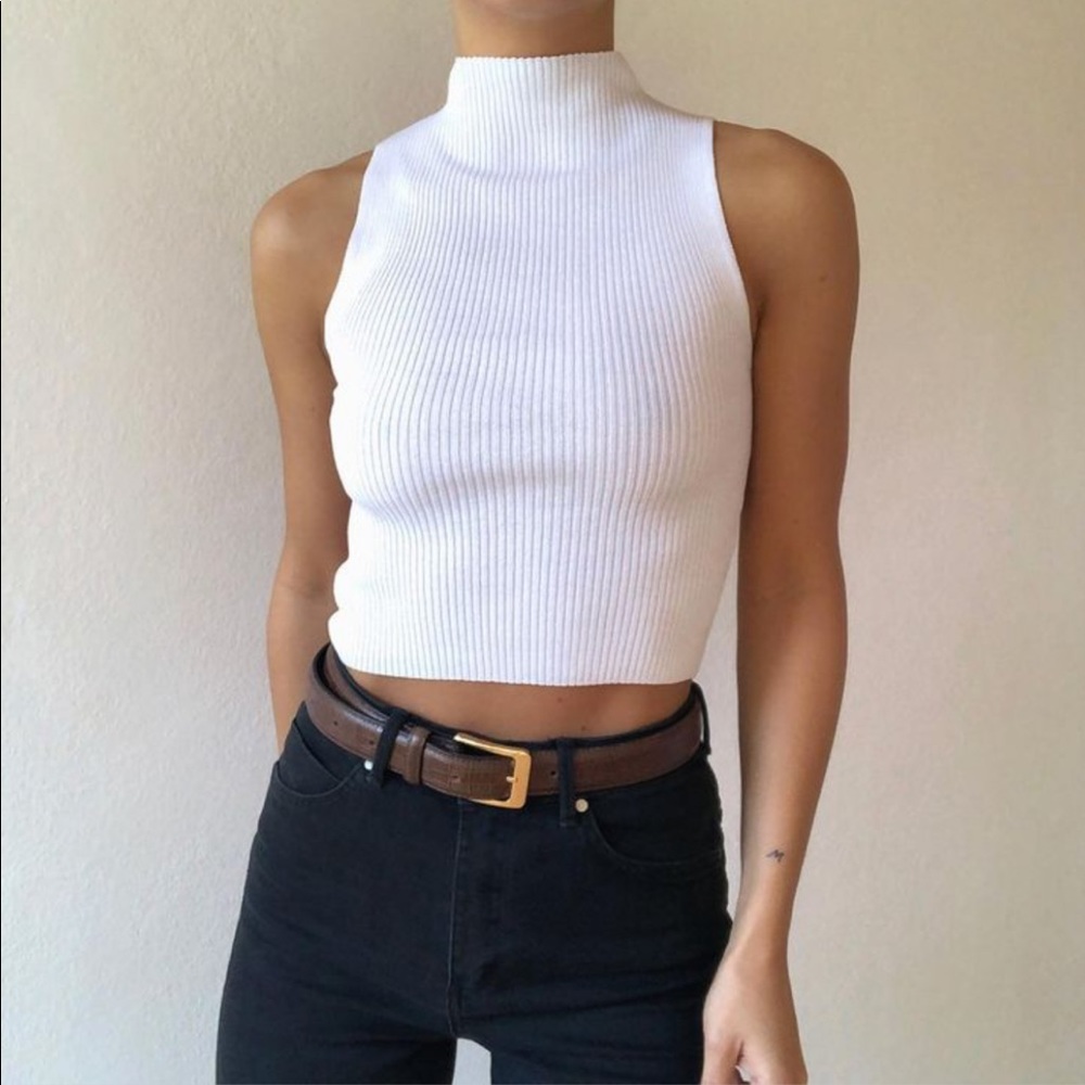 Naked Vice Mia Brown 100% Leather Croc Belt